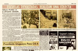 Nota periodistica de el diario El Pais - 14/03/1972